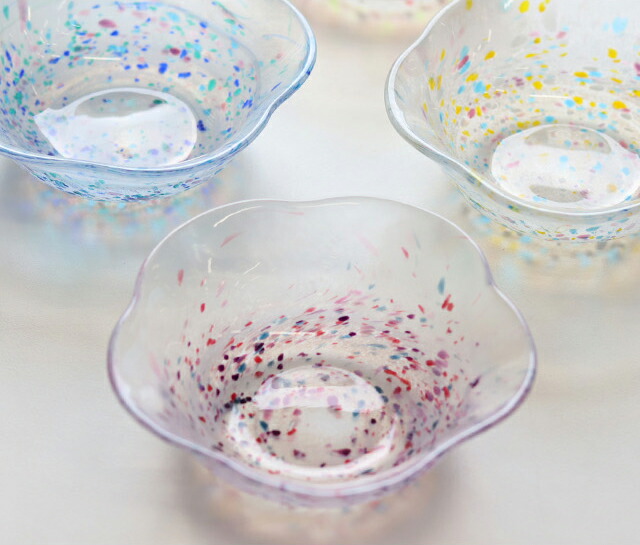 楽天市場】TOMICRAFT 江戸硝子 うきよ 花ボウル(和食器 ボウル 花