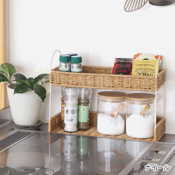 楽天市場】＼楽天1位／ 調味料ラック カゴ クレエ creer ユティル