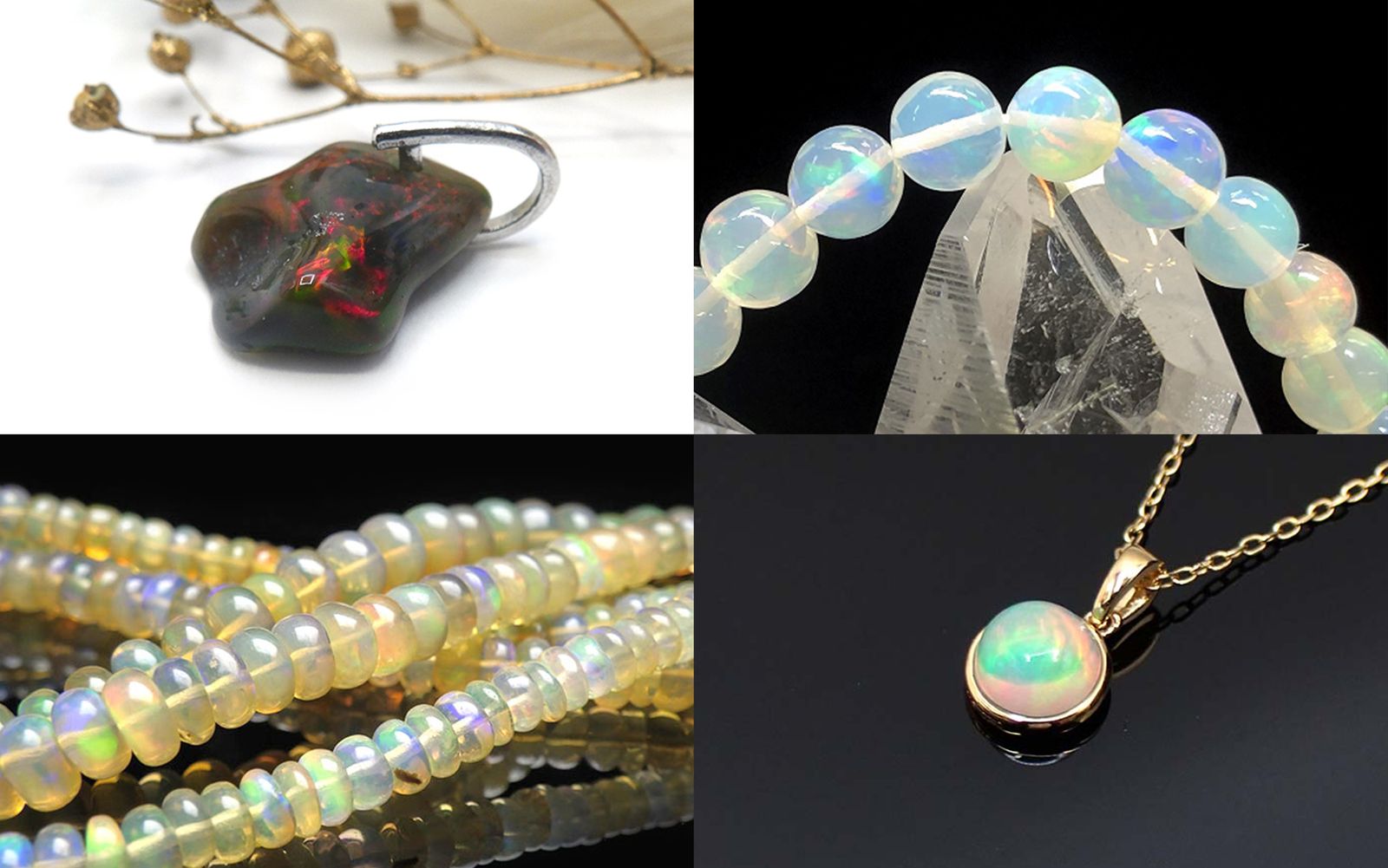 幻想的な七色の光を放つプレシャスオパール | 魅惑の輝きの秘密を解説