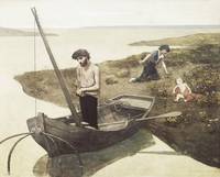 貧しき漁夫 の美術・絵画素材