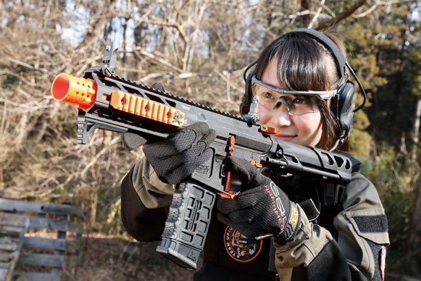 ウピウピ隊のMisanoをイメージした電動ガン「BURST-HEAD×コネクト