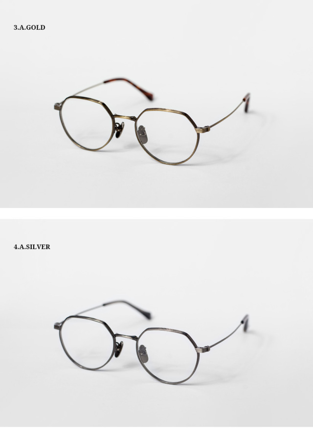 越前國甚六作 チタン クラウンパントフレーム EZ-039 日本製 メガネ 度