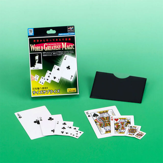サイズサプライズ（tenyo テンヨーマジック・手品）トランプの大きさが