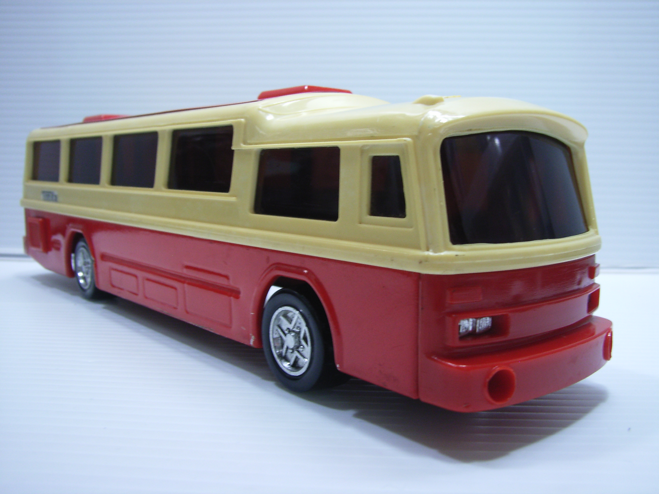 存在感あり！Tonka バス ミニカー 長さ 29．1cm 450g 当時物