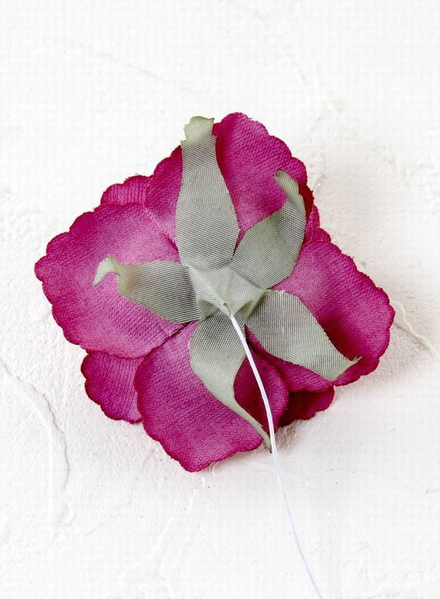 アートフラワーパーツ・造花・染花・布花】ベルベットローズ（咲花