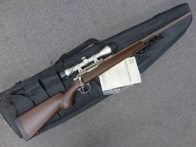 東京マルイ】VSR-10 プロハンター ステンレス ウッドタイプストック