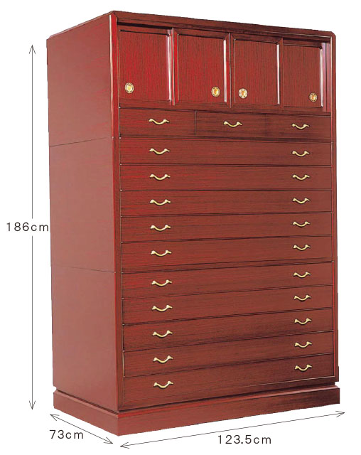 法衣箪笥（花梨）奥深型