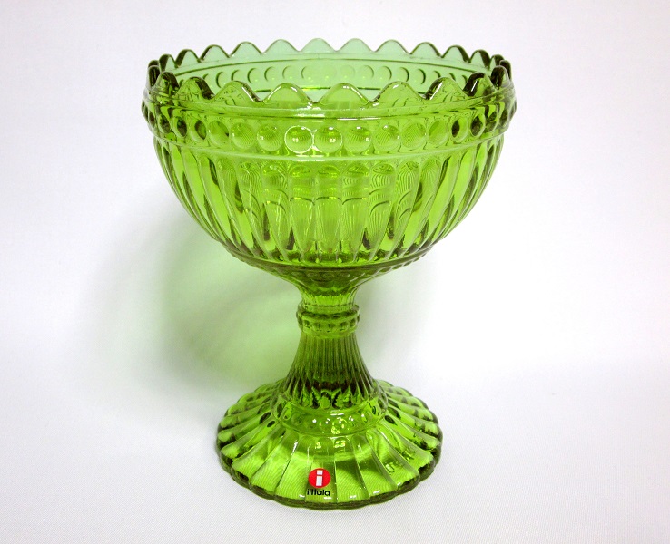 イッタラ（iittala）マリボウル ローズオリーブ（L)【西洋アンティーク