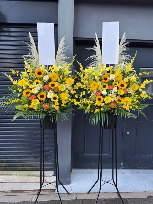 ☆おまとめ割引☆おまかせスタンド花1段2基【浦和区限定】