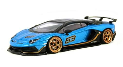 D MODEL 1/64 (ダイキャスト製) Lamborghini アヴェンタドール SVJ 63