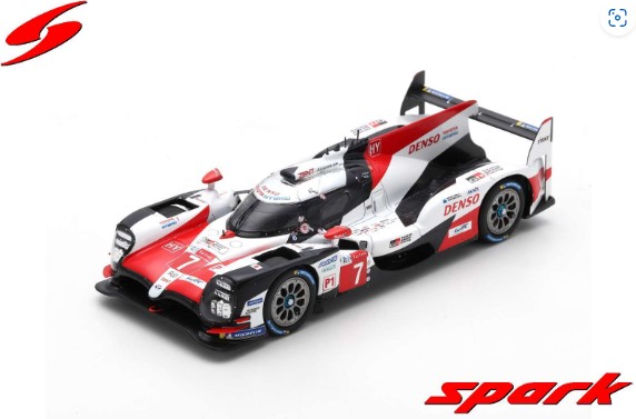 Spark 1/43 TOYOTA TS050 HYBRID No.7 TOYOTA GAZOO Racing 2nd 24H Le