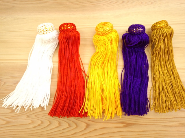 撚り房頭 4寸【日本伝統の和装飾！手振り鉦や冠婚葬祭や地域のお祭り