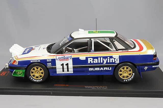 イクソ 1/18 スバル レガシィ RS 1991 RACラリー #11 A.バタネン/B