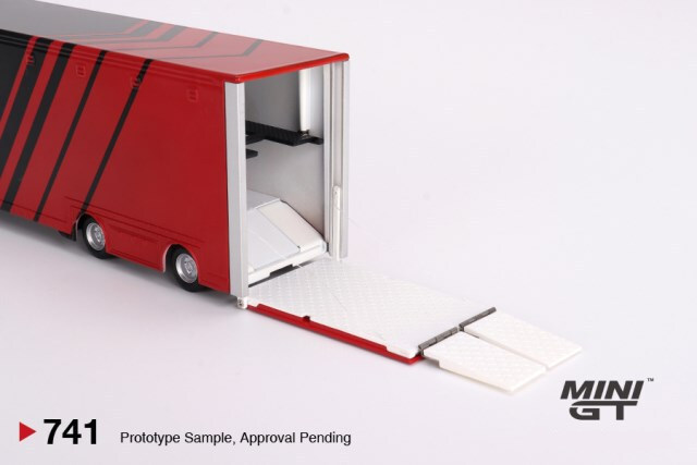 TSM ミニGT 1/64 メルセデスベンツ アクターズ レーシングトランス