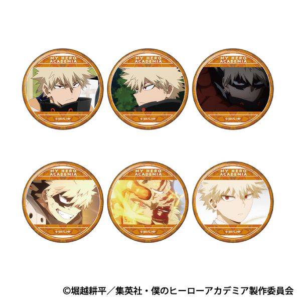 僕のヒーローアカデミア 缶バッジコレクション／爆豪 勝己 6個入BOX