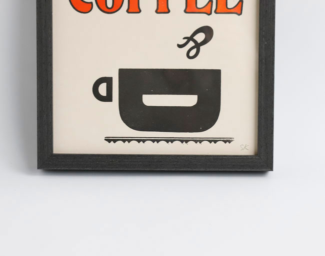 A TWO PIPE PROBLEM LETTERPRESS / GO FOR COFFE A4サイズ