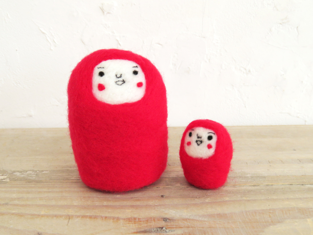 ayae 大福だるま(鈴入り）【お顔はこちらでお選びします】【ポスト便