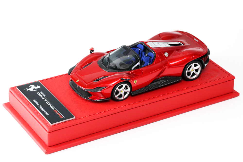 BBR Deluxe C267ADL Ferrari Daytona SP3 Red Metallic (Red Leather