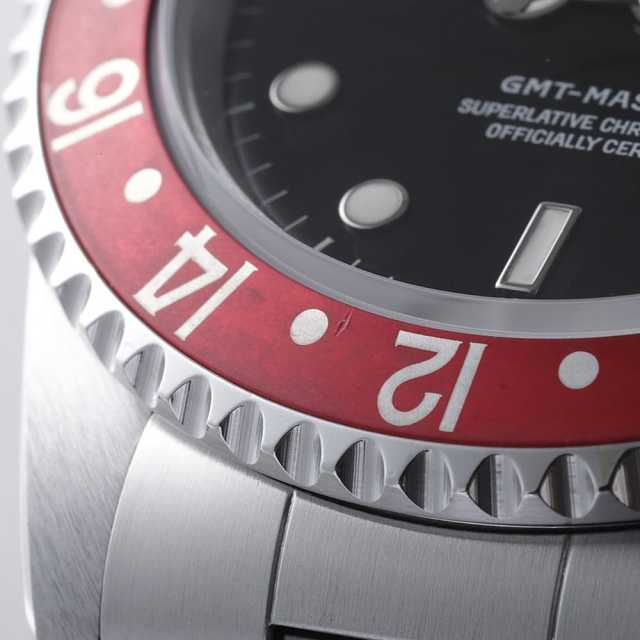 16710 ブラック ROLEX（ロレックス）GMTマスターII 赤黒ベゼル 中古