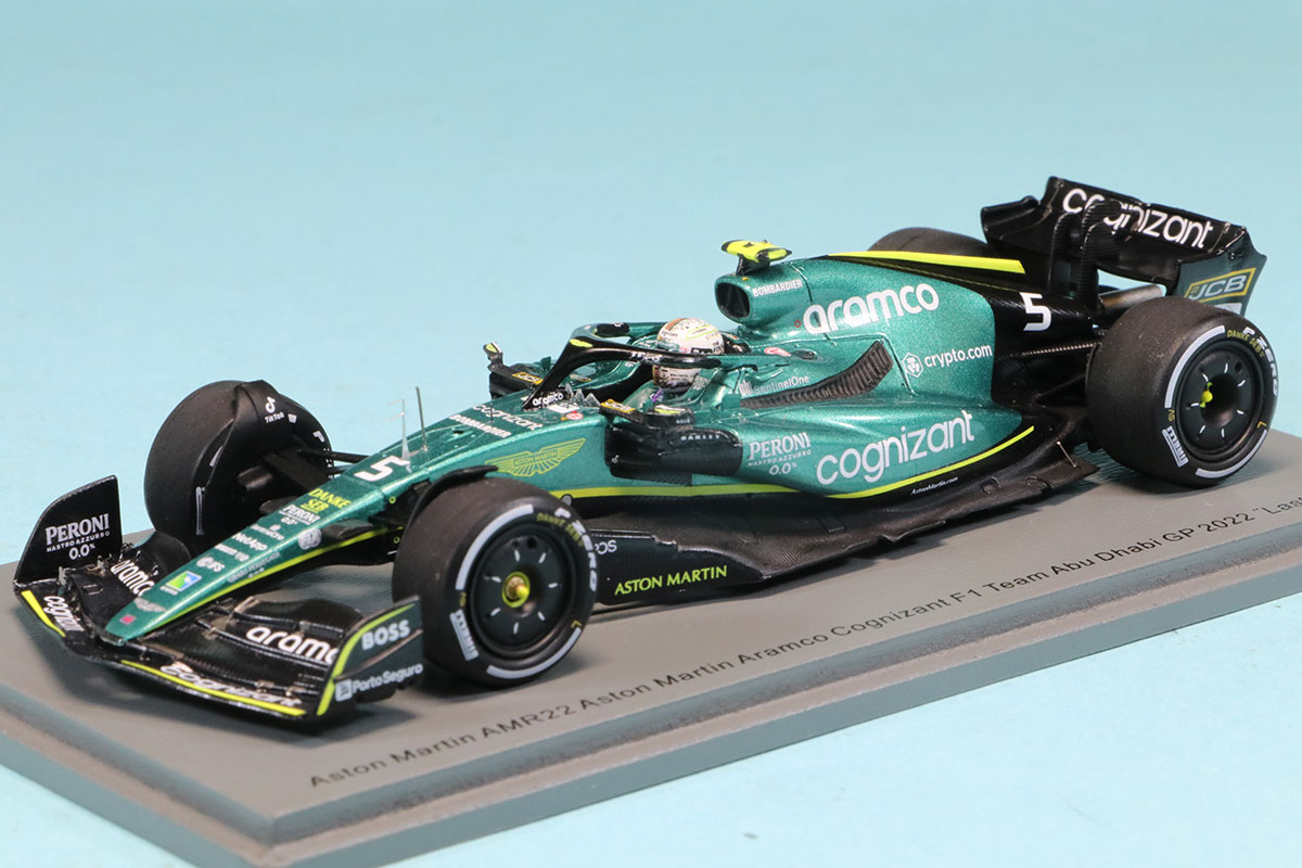 スパーク 1/43 アストンマーチン AMR22 アブダビGP 2022 S.ベッテル F1