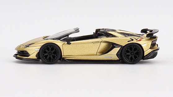 MINI GT 1/64 ランボルギーニ アヴェンタドール SVJ ロードスター Oro