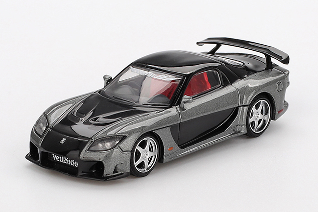 MINI GT 1/64 マツダ RX-7 VeilSide Fortune Grey(左ハンドル