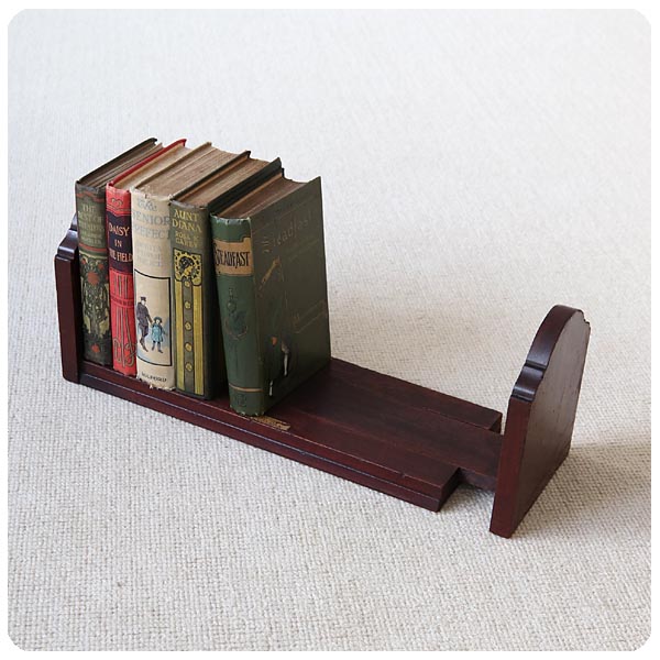 イギリス アンティーク ブックスタンド/収納家具/英国製/本収納
