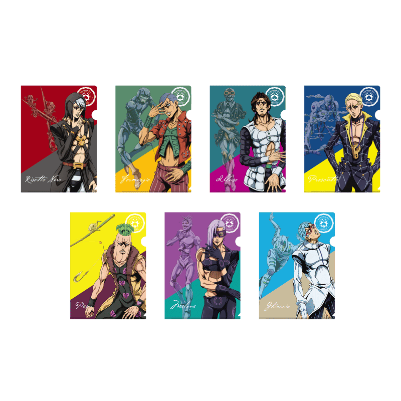 ジョジョの奇妙な冒険 黄金の風 Esperienza d'oro クリアファイル