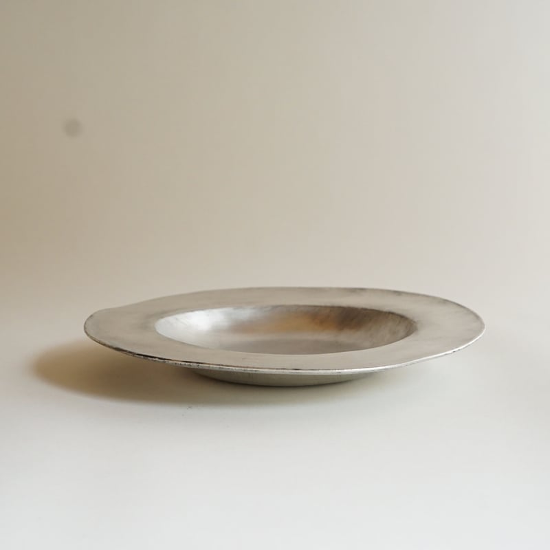 安藤雅信】銀彩ピューターパスタ皿 S | ギャルリ百草 online store