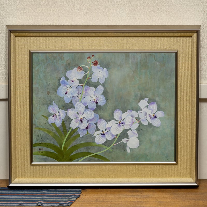 絵画 『胡蝶蘭』 上野 きみ | アートサロン掛軸堂 STORES店