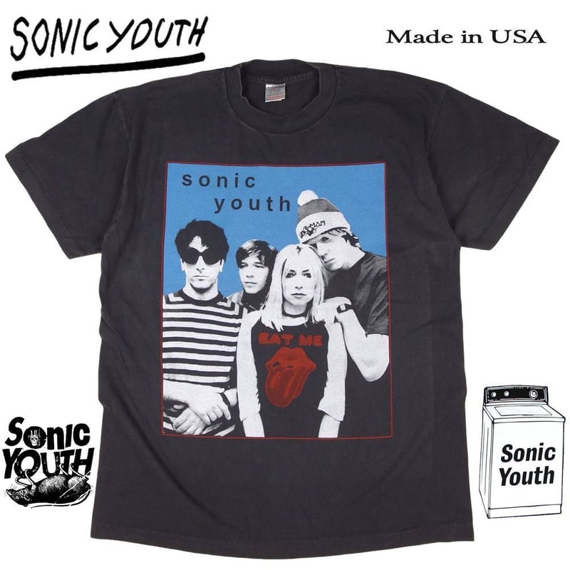 SONIC YOUTH ソニックユース Tシャツ USA ブラック Lサイズ ロックT