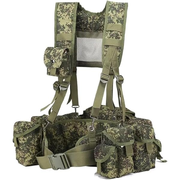 Amazon.co.jp: [ALTYN] ロシア軍SMERSHタイプチェストリグ デジタル