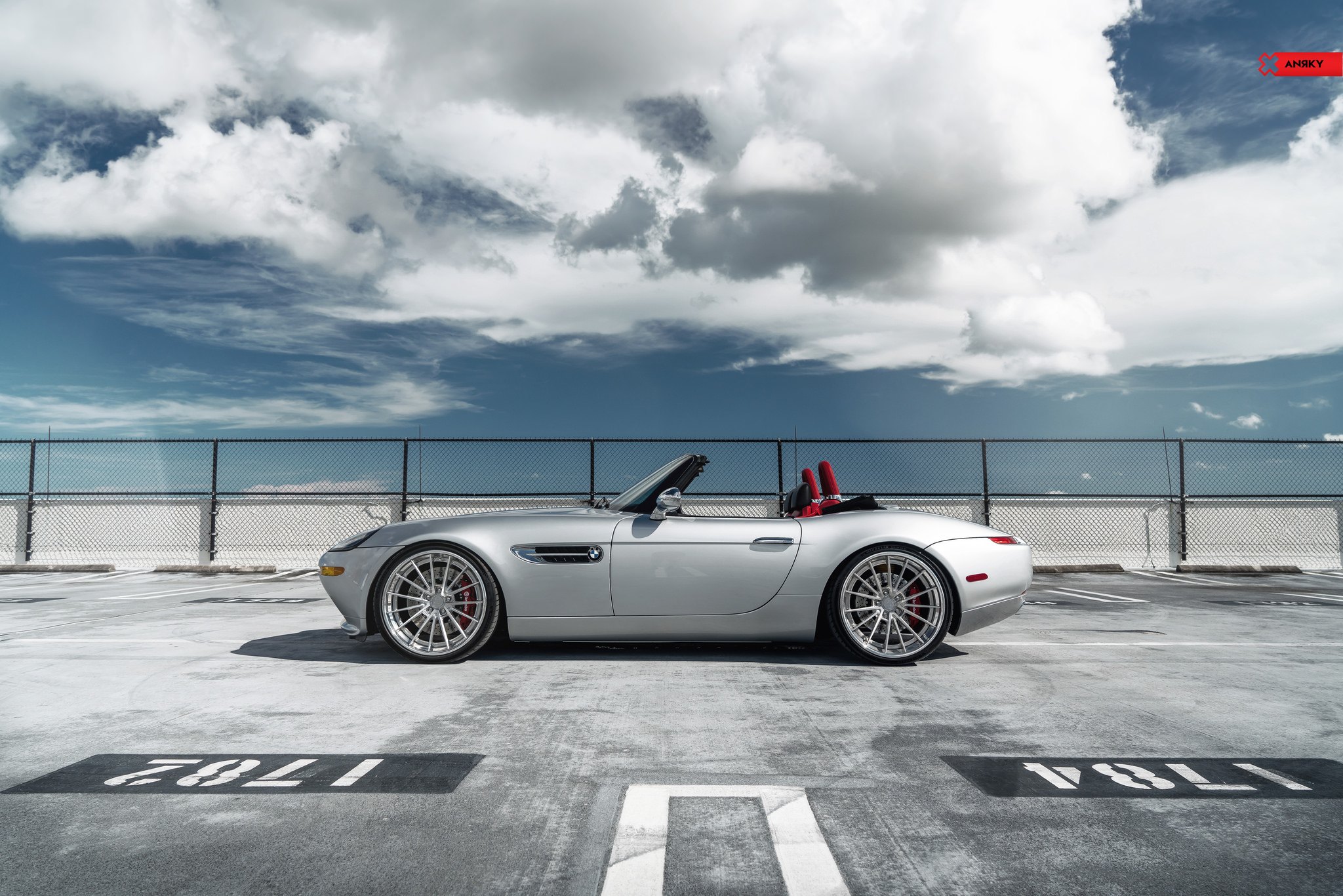 Appropriately Futuristic BMW Z8 Convertible on Custom Wheels