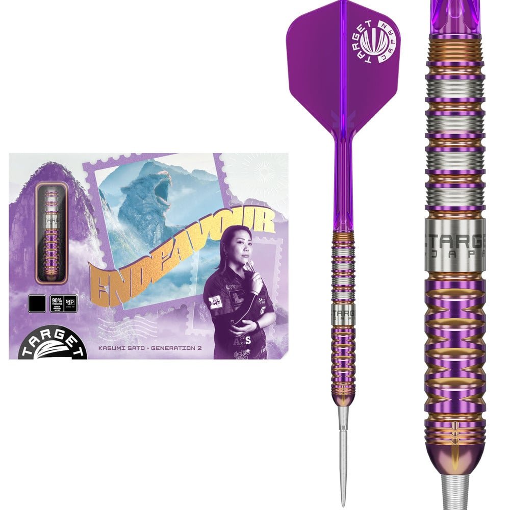Target Japan Kasumi Sato Endeavour G2 Max 90% Soft Tip Darts