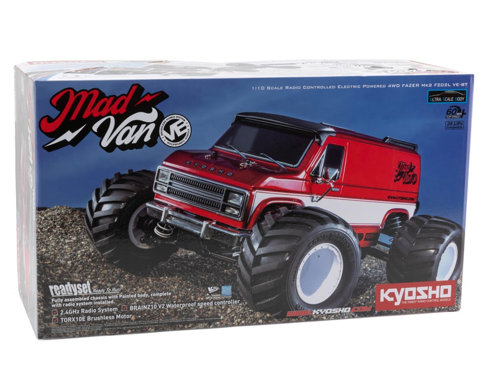 Kyosho Fazer Mk2 Mad Van VE 1/10 4WD Readyset Brushless Monster