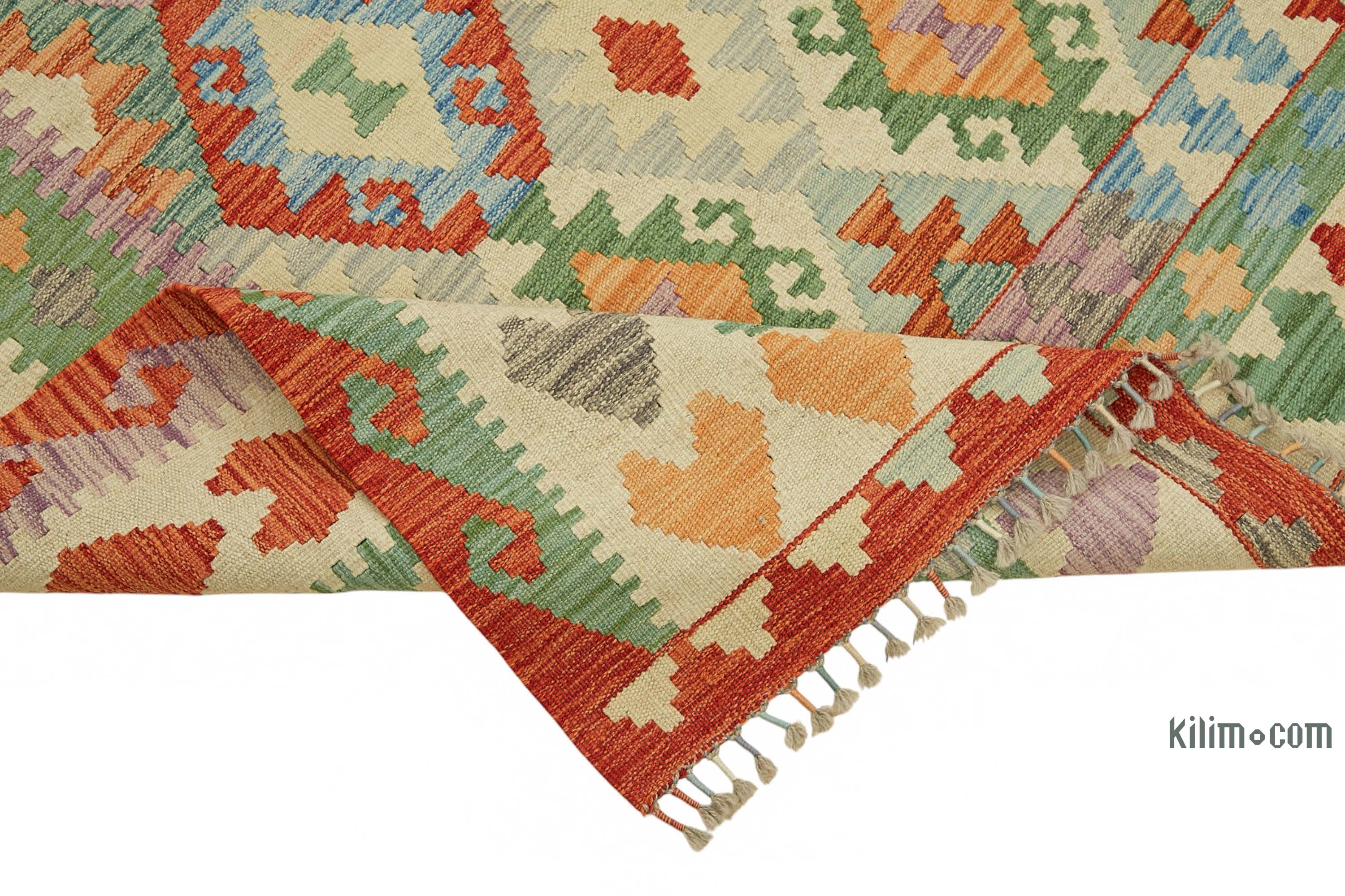 Afghan Hodrang Kilim ※専用ページ New Afghan Kilim Rug - 8' 2