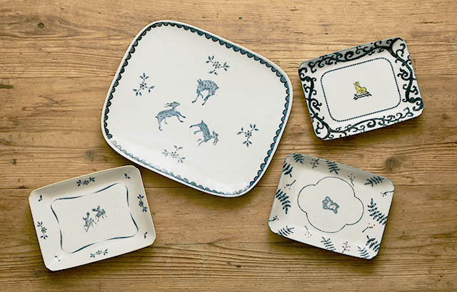 瀬戸焼の大角皿｜食卓の道具｜中川政七商店 公式サイト