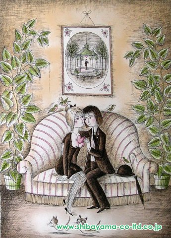 レイモン・ペイネ「ハートのプレゼント」リトグラフ :: 絵画買取・販売