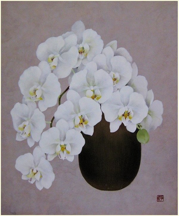 胡蝶蘭（コチョウラン）の絵 ・・急ごう 断捨離前の整理・・ | 月に