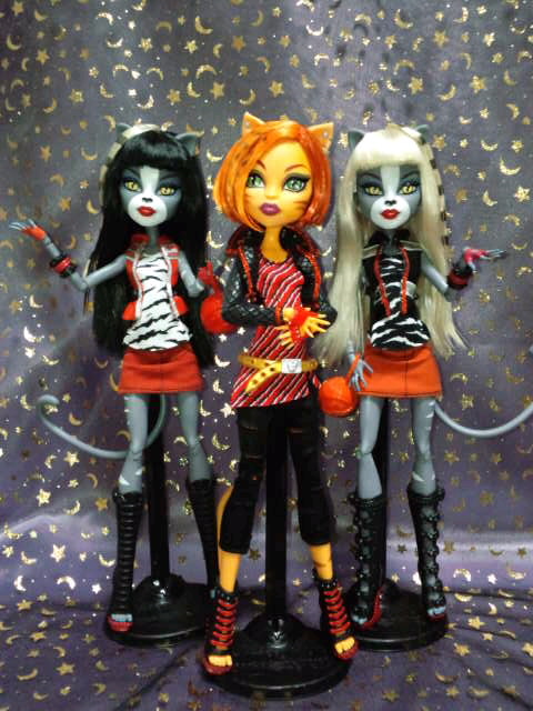 モンスター・ハイ ニャンニャンファクトリー。Monster high Werecat