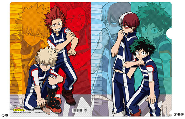 僕のヒーローアカデミア クリアファイルC柄(緑谷＆轟/爆豪＆切島