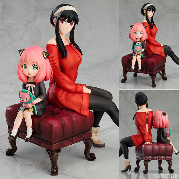 中古】(本体A/箱B)SPY×FAMILY アーニャ＆ヨル 1/7 完成品フィギュア