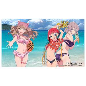 グリッドマン ユニバース]描き下ろしラバーマット(南夢芽＆飛鳥川ちせ