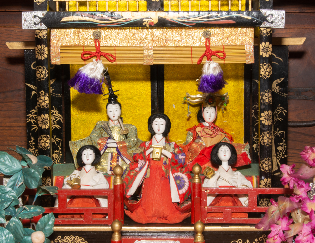 昭和初期のレトロ雛人形セット ひな人形 人形 昭和初期のレトロ雛人形