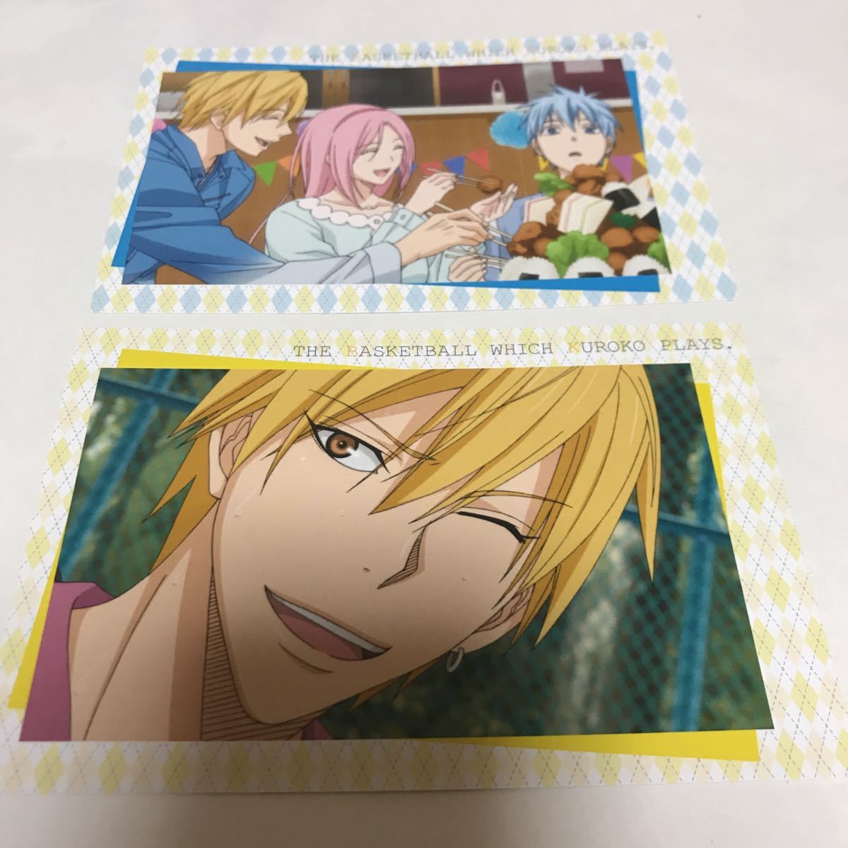 新品】黒子のバスケ 黒バス ポストカード 黄瀬涼太 黒子テツヤ 桃井