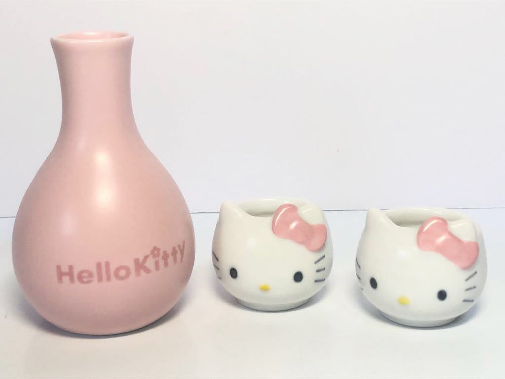 激レア☆ハローキティ☆vivitix限定 酒器セット 陶器製 お銚子 お