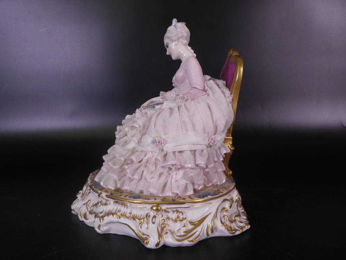 ルイージ・ファブリス Luigi Fabris レースドール フィギュリン 貴婦人