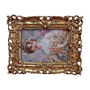 天使 妖精 絵画 ヴィンテージゴールドフォトフレーム シャーロット