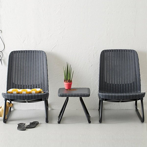 ガーデンファニチャー KETER Rio ケター リオ ガーデンチェア サイド