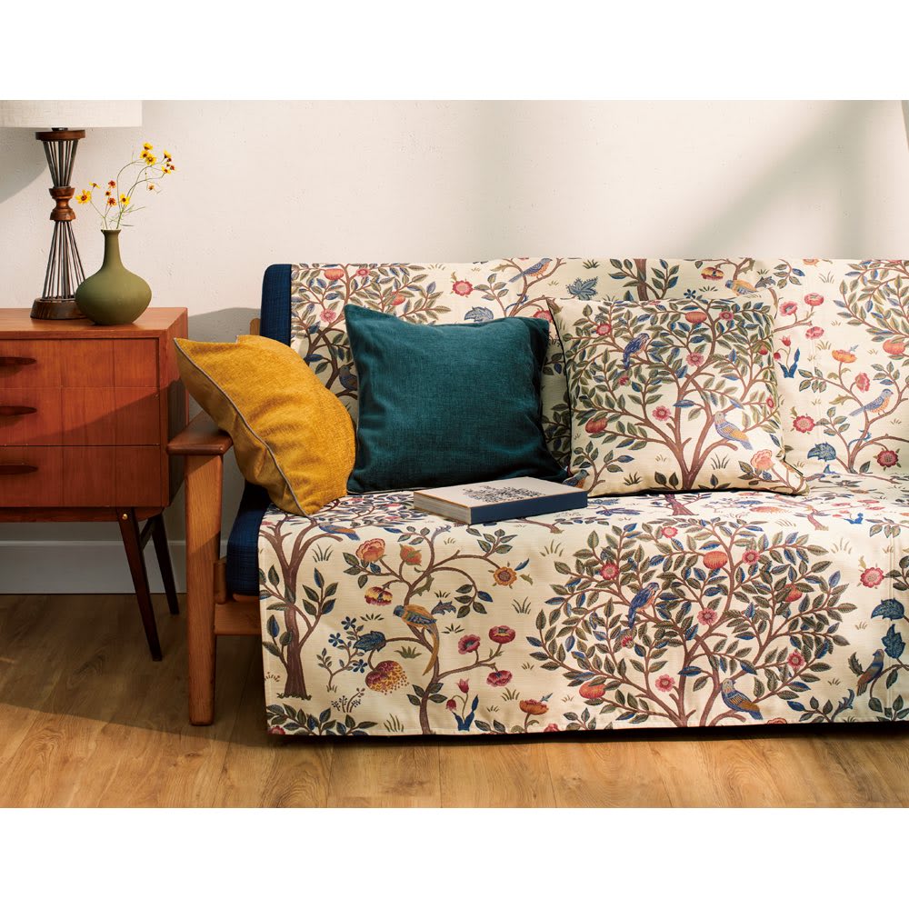 モリスデザインスタジオ ジャカード織ソファカバー〈ケルムスコット